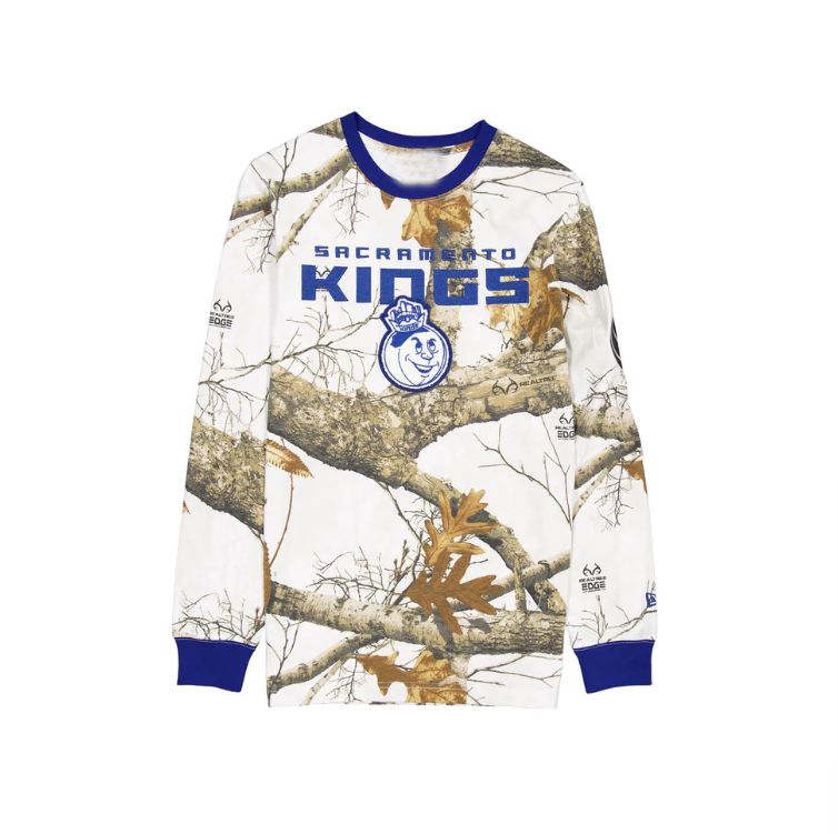 Men 2025 NBA Sacramento Kings long sleeve T shirts style 1->sacramento kings->NBA Jersey